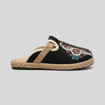 Verity Women's Espadrilles - fabric and finish detail
