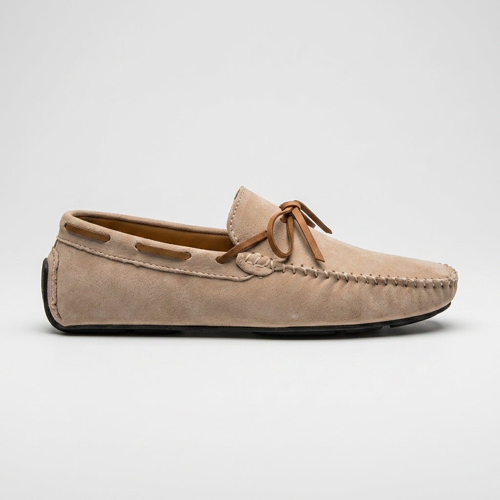 Hollis Men's Suede Loafers - back view
