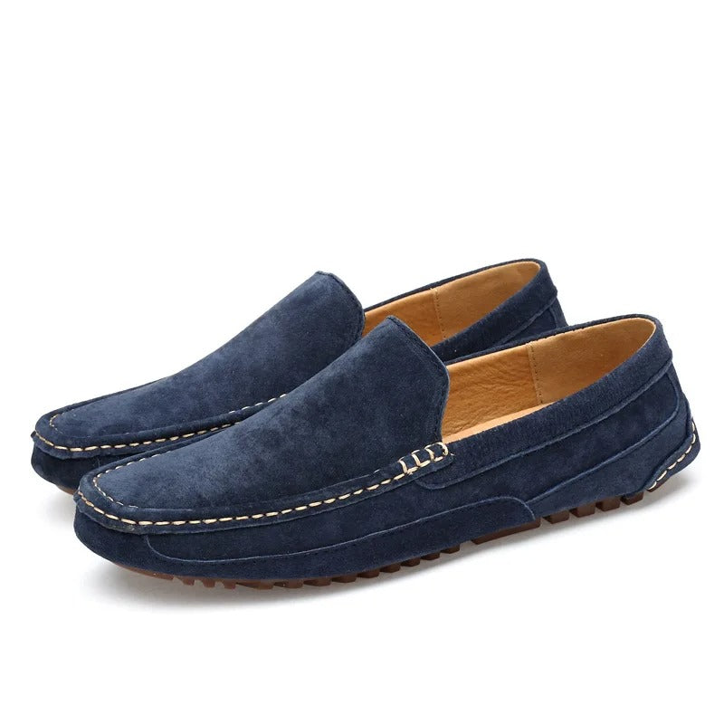 Wilder Men's Suede Loafers - back view