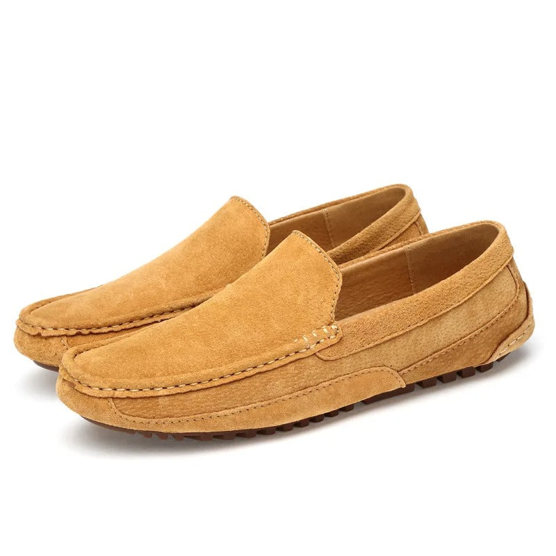 Wilder Men's Suede Loafers - close-up detail