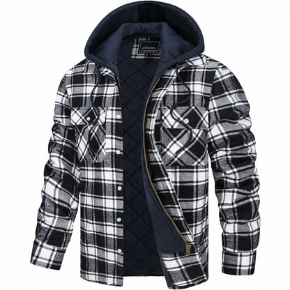 Kester Men's Plaid Jacket - back view