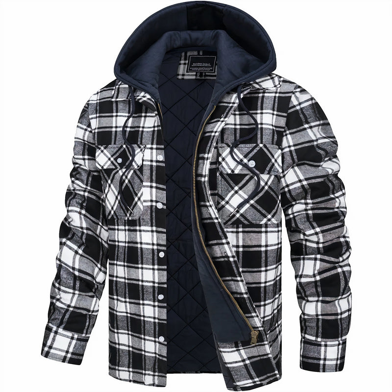 Kester Men's Plaid Jacket - back view