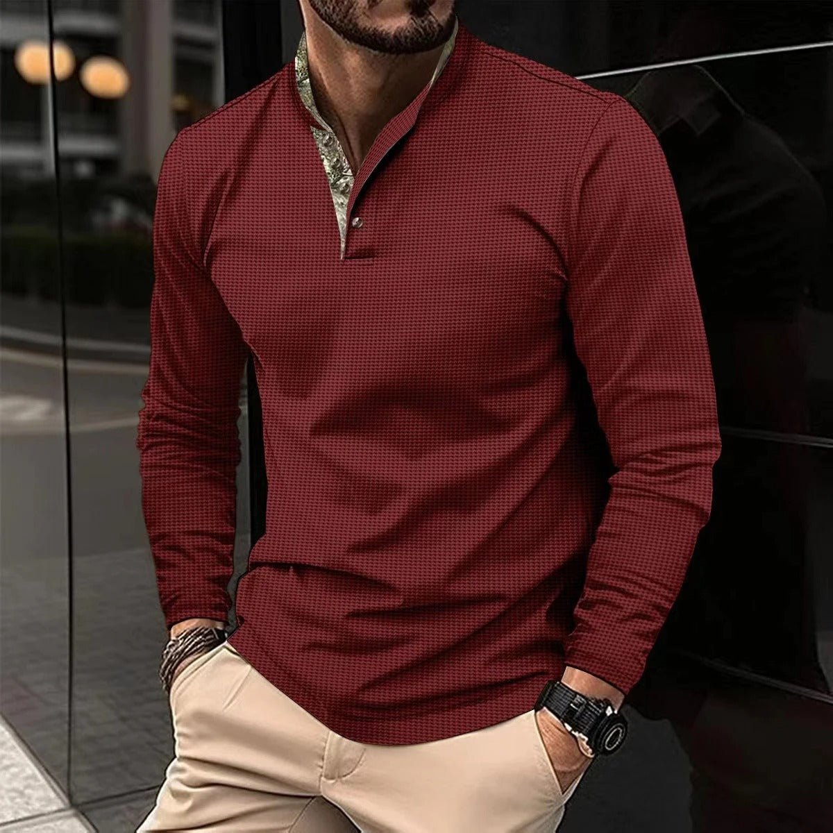 Auden Men's Shirt - fabric and finish detail