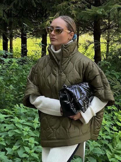 Quinn Women's Quilted Blazer - front view