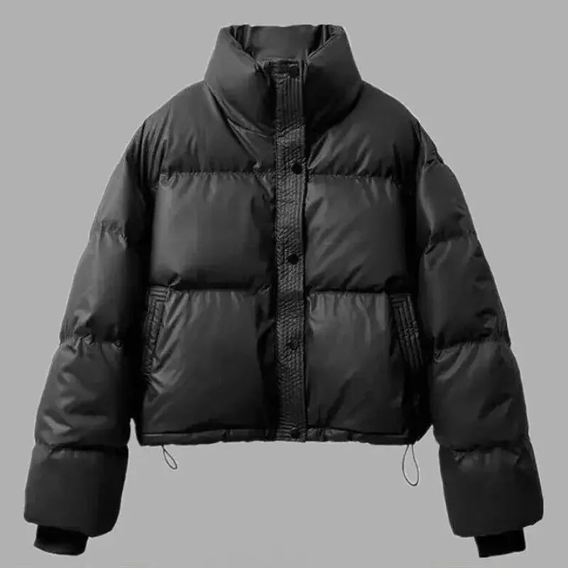 Clara Women's Puffer Jacket | Black, White