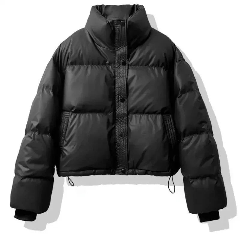 Clara Women's Puffer Jacket - close-up detail