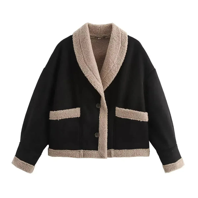 Astrid Women's Suede Blazer - flat lay