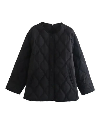Anouk Women's Oversized Blazer - fabric and finish detail