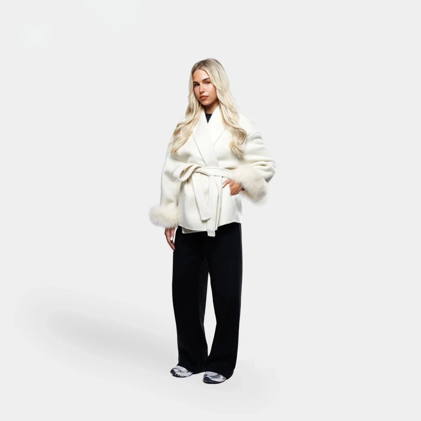 Paloma Women's Blazer - fabric and finish detail