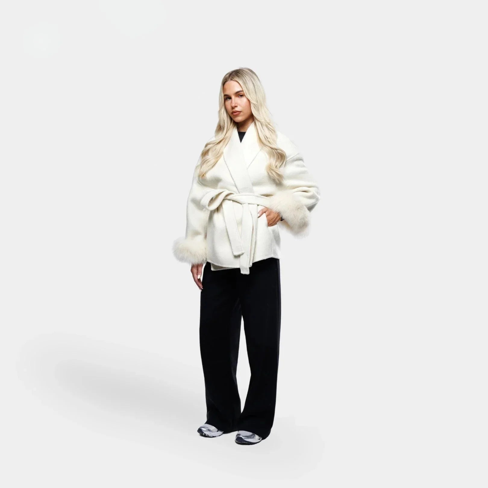 Paloma Women's Blazer - fabric and finish detail