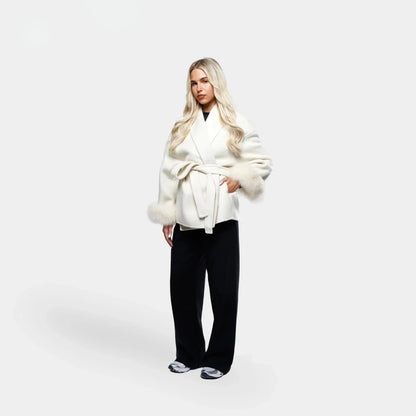Paloma Women's Blazer - fabric and finish detail