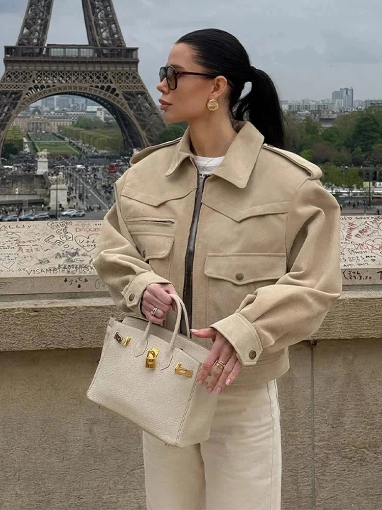 Nora Women's Trench Coat - front view