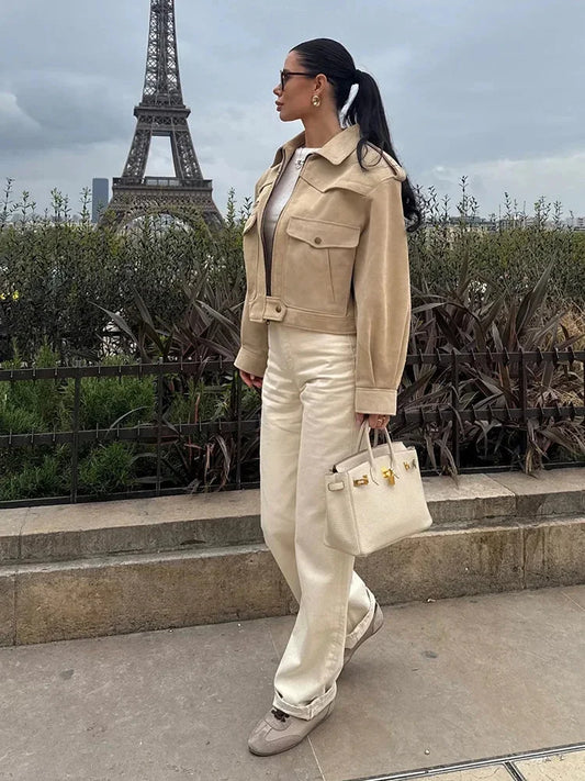 Nora Women's Trench Coat - styled view