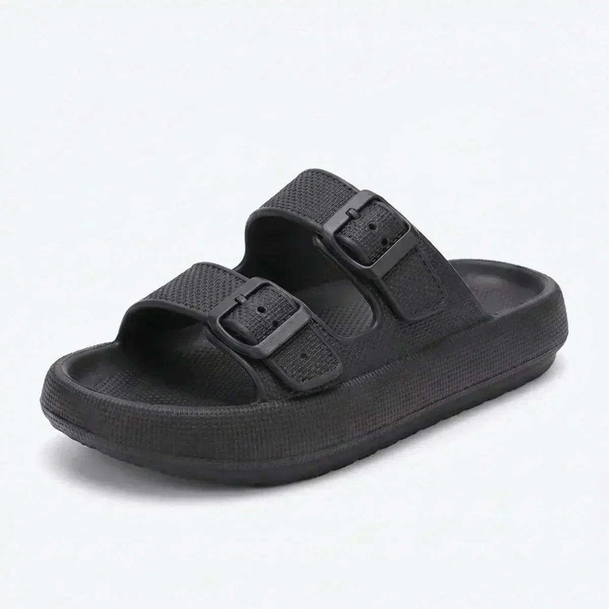 Uma Women's Platform Sandals - fabric and finish detail