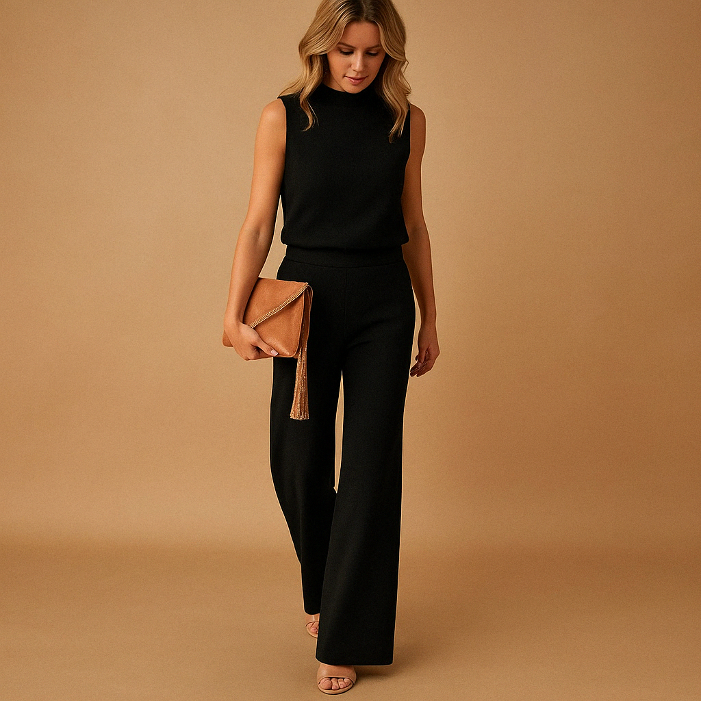 Freya Women's Wide Leg Jumpsuit - back view