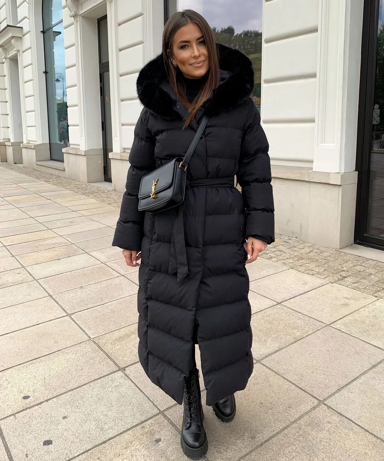 Uma Women's Puffer Jacket - flat lay