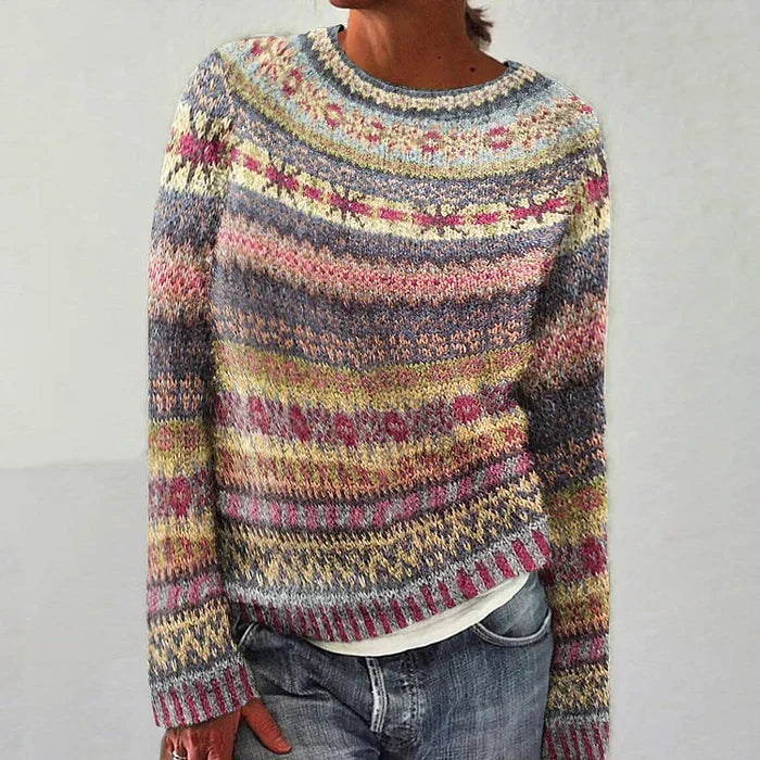 Ruby Women's Sweater | White, Blue