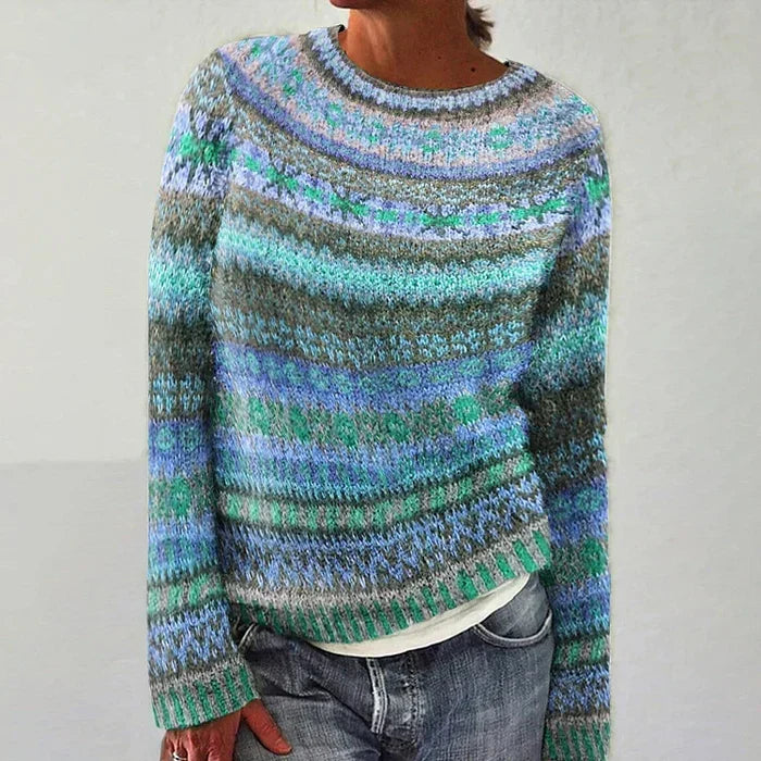 Ruby Women's Sweater - fabric and finish detail