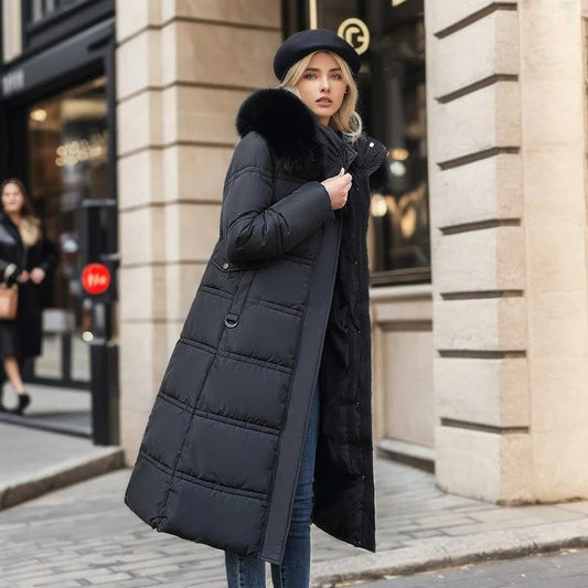 Yara Women's Puffer Jacket - styled view