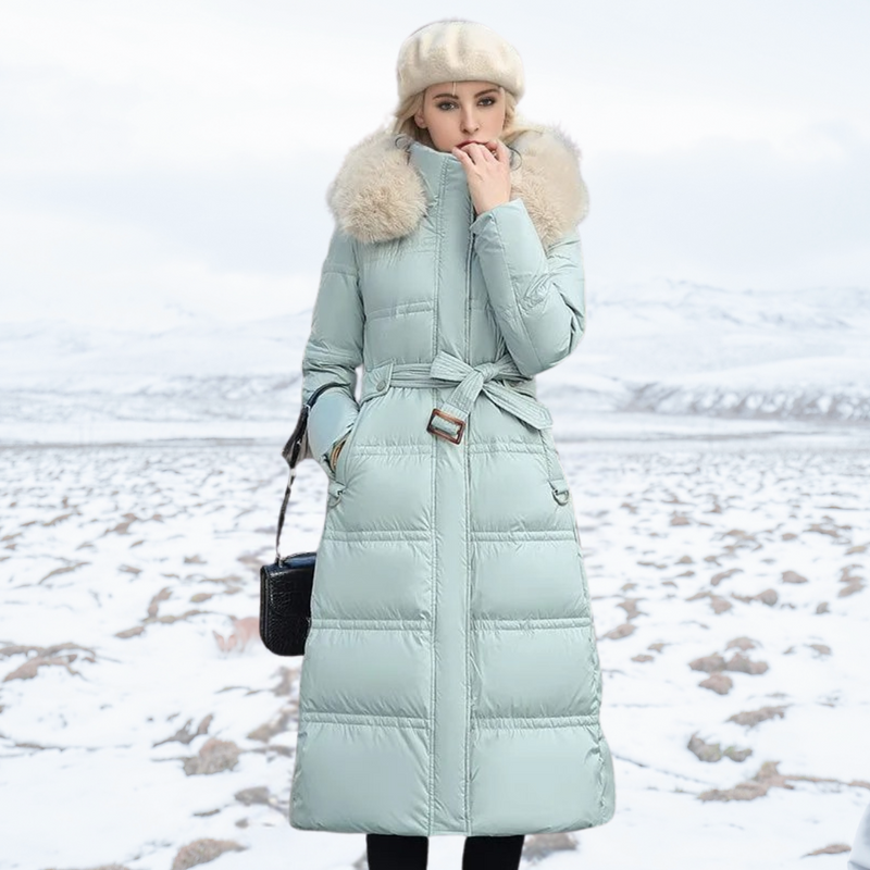 Yara Women's Puffer Jacket - flat lay