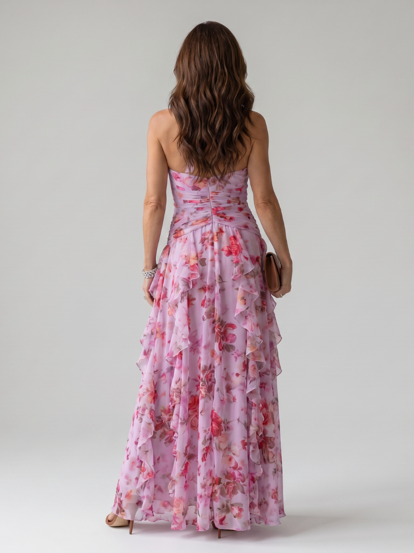 Mira Women's Maxi Dress - back view