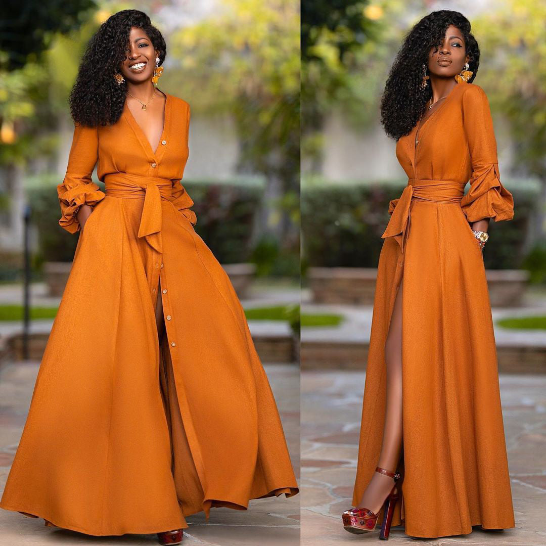 Xanthe Women's Maxi Dress - back view