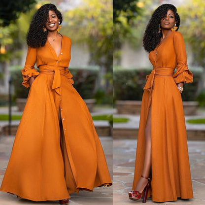 Xanthe Women's Maxi Dress - back view