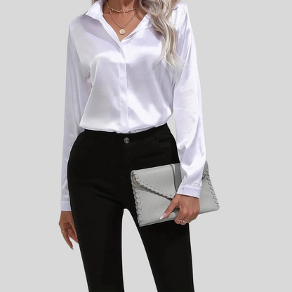 Willa Women's Blouse - fabric and finish detail
