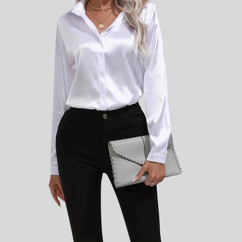 Willa Women's Blouse - fabric and finish detail