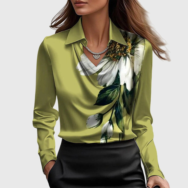 Clara Women's Blouse - flat lay
