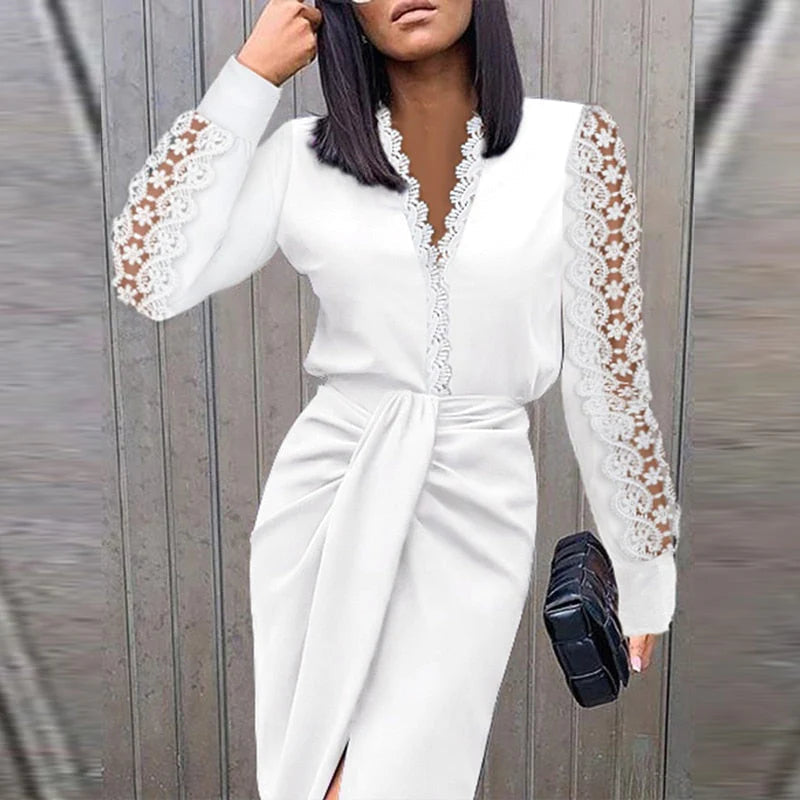 Rosa Women's Midi Dress - styled view
