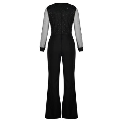 Kira Women's Wide Leg Jumpsuit - back view