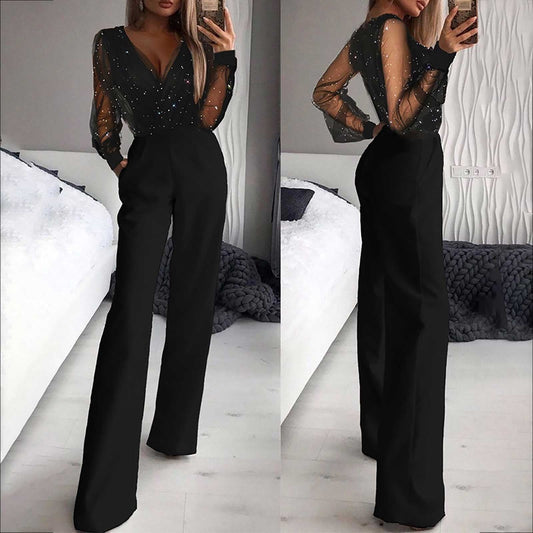 Kira Women's Wide Leg Jumpsuit - front view