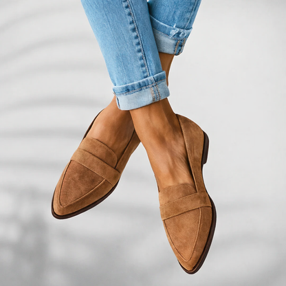 Delphine Women's Shoes - fabric and finish detail