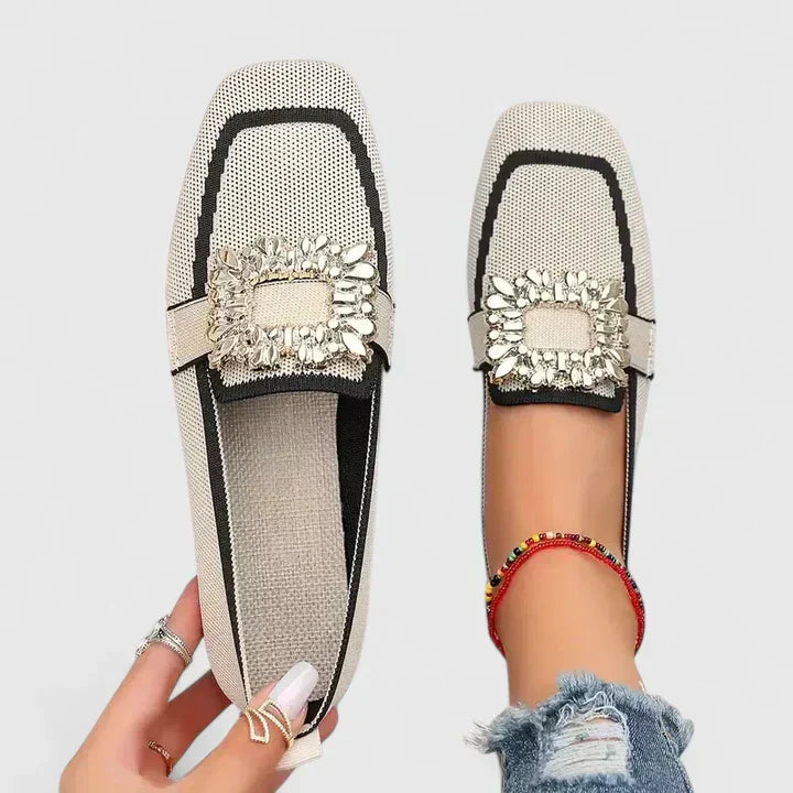 June Women's Shoes - fabric and finish detail