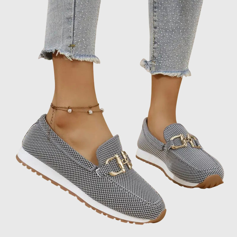 Darcy Women's Loafers - fabric and finish detail