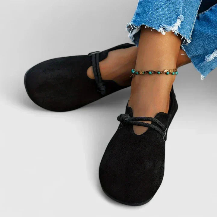 Liana Women's Loafers - fabric and finish detail