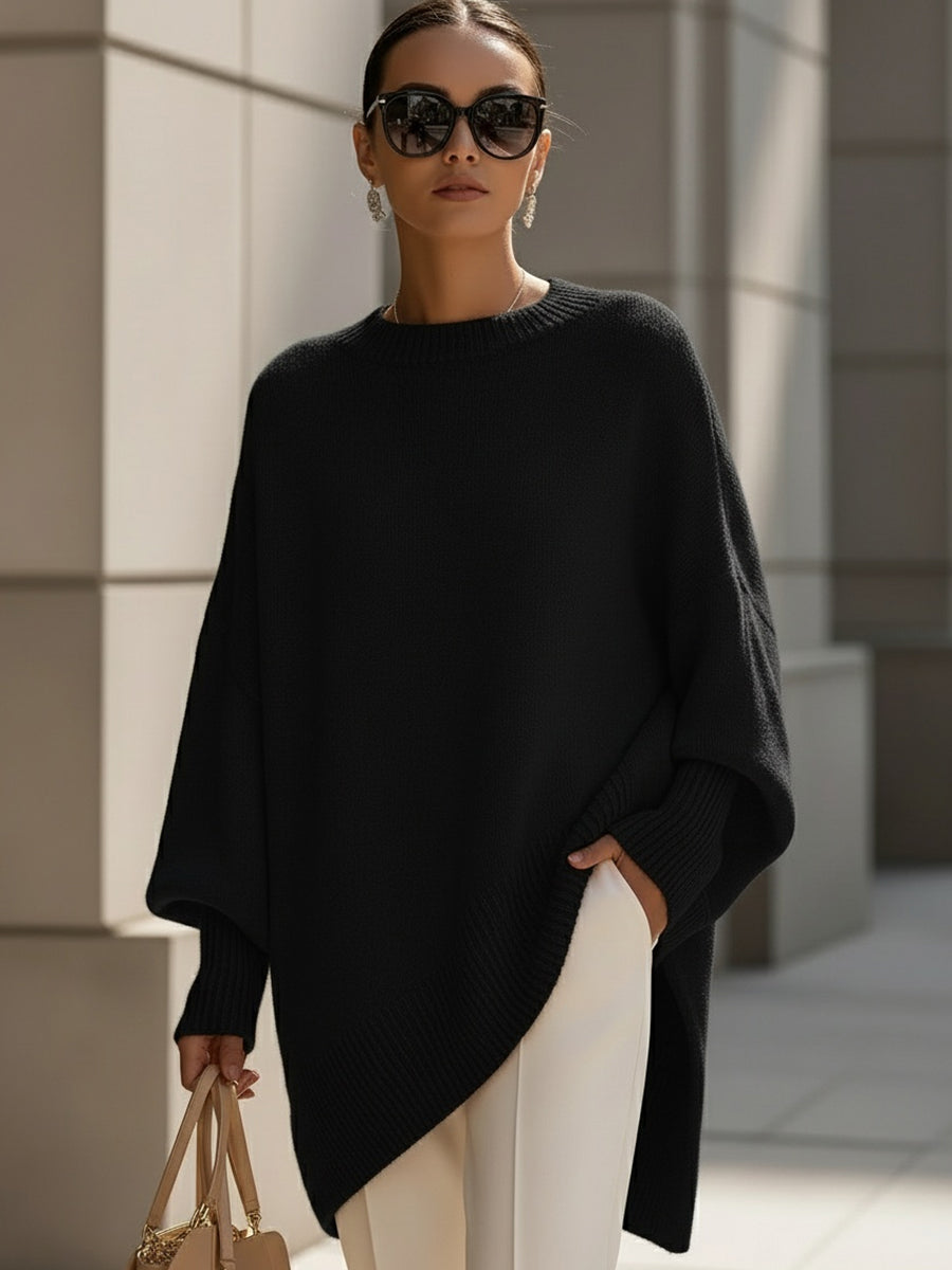 Genevieve Women's Oversized Sweater - flat lay