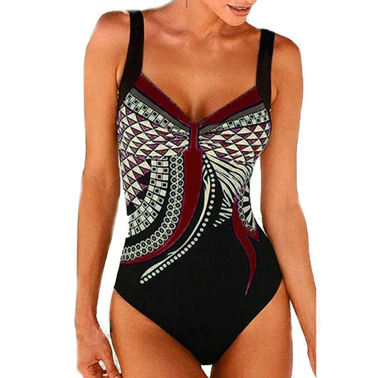 Elena Women's Printed Swimsuit - front view