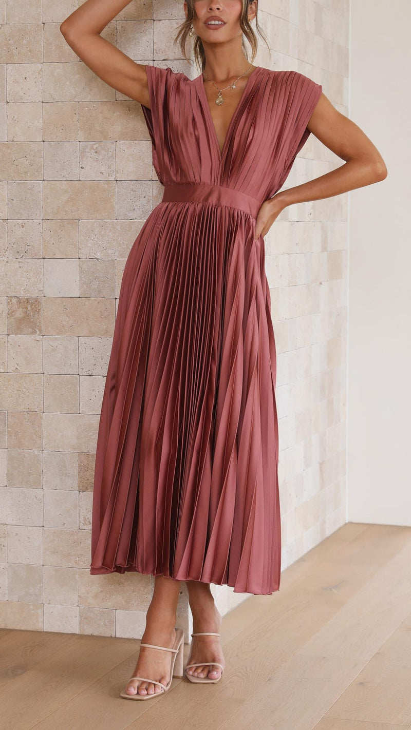 Lena Women's Midi Dress - styled view