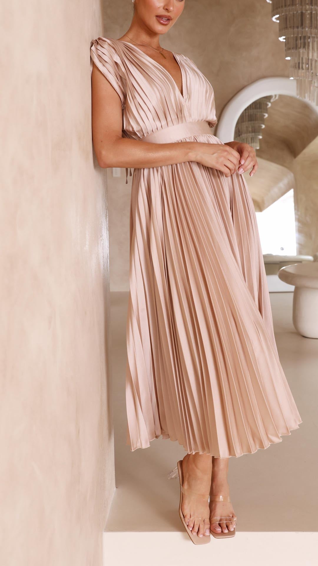 Lena Women's Midi Dress - styled view