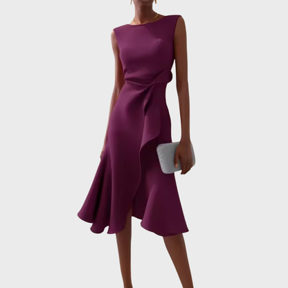 Faye Women's Midi Dress - flat lay
