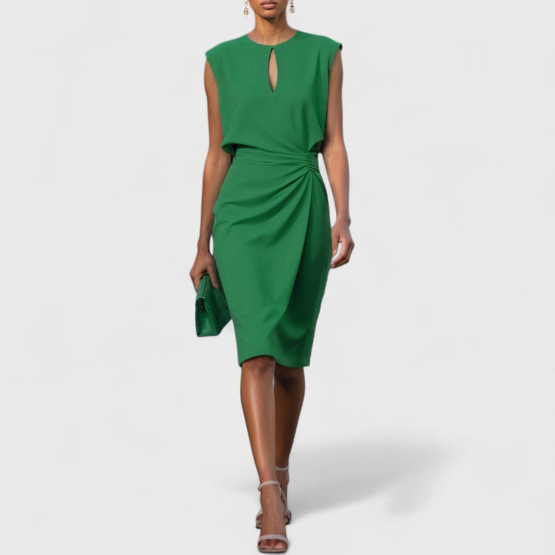 Faye Women's Midi Dress - back view