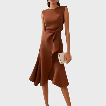 Faye Women's Midi Dress - front view