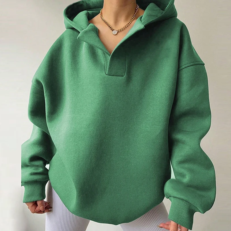 Colette Women's Oversized Hoodie | Olive, Blush