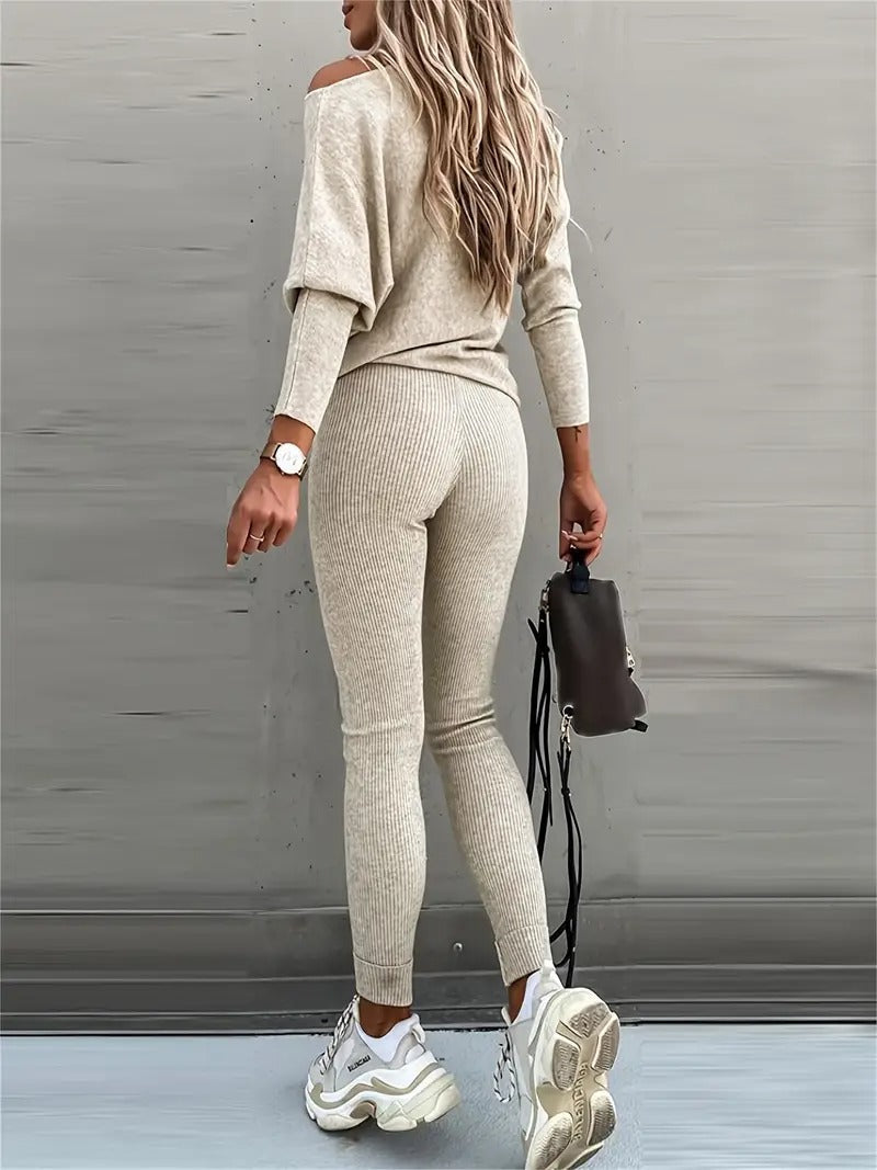 Thea Women's Ribbed Knit Ribbed Knit - fabric and finish detail
