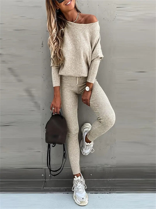 Thea Women's Ribbed Knit Ribbed Knit - styled view