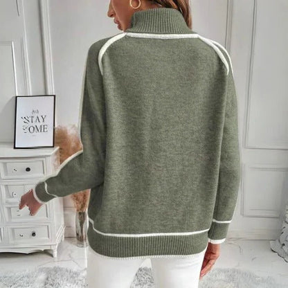 Harlow Women's Sweater - fabric and finish detail