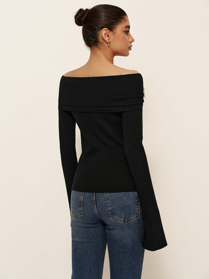 Greta Women's Top - flat lay