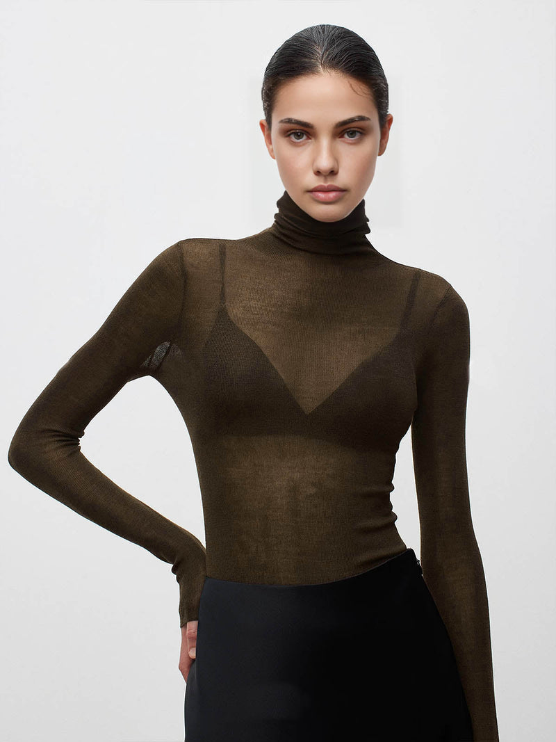 Harlow Women's Sweater | Sheer, Wool, Knit